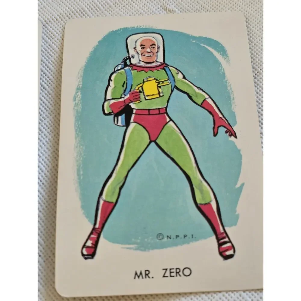 1966 Whitman Batman Mr. Zero Playing Cards Lot of 2 Vintage NPPI